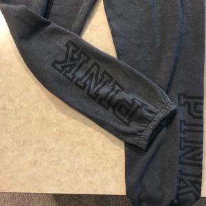 Pink Victoria’s Secret Small Gray sweatpants